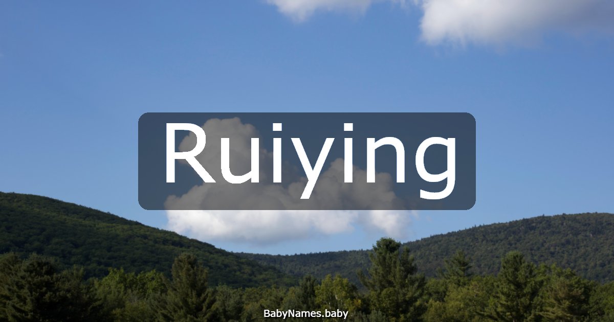 Ruiying
