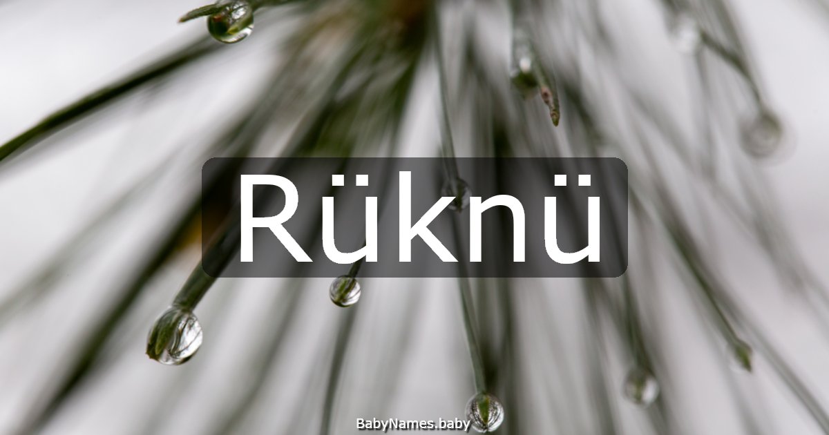 Rüknü