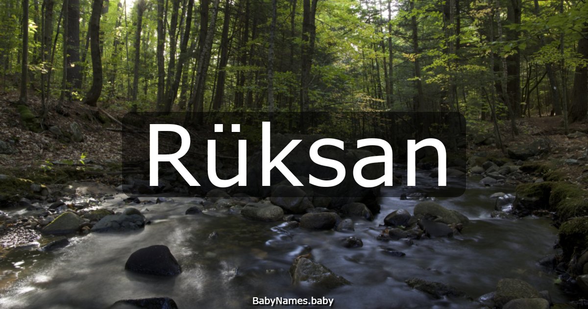 Rüksan