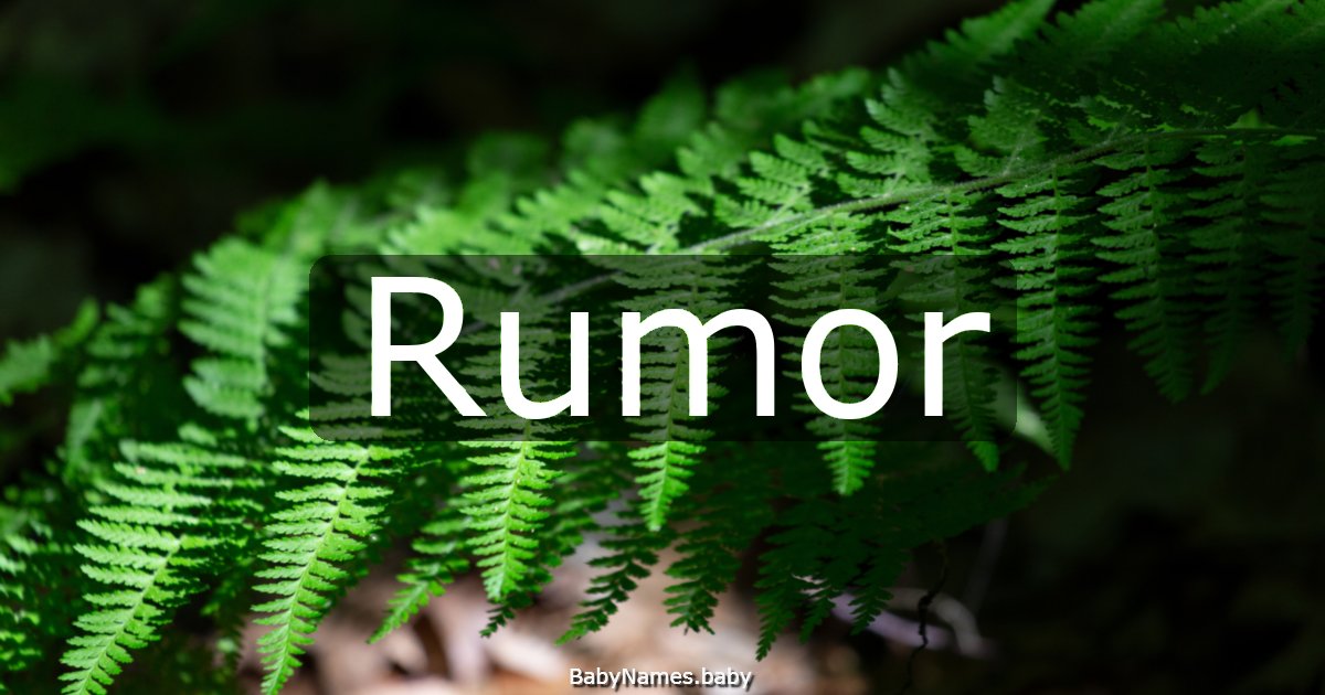 Rumor