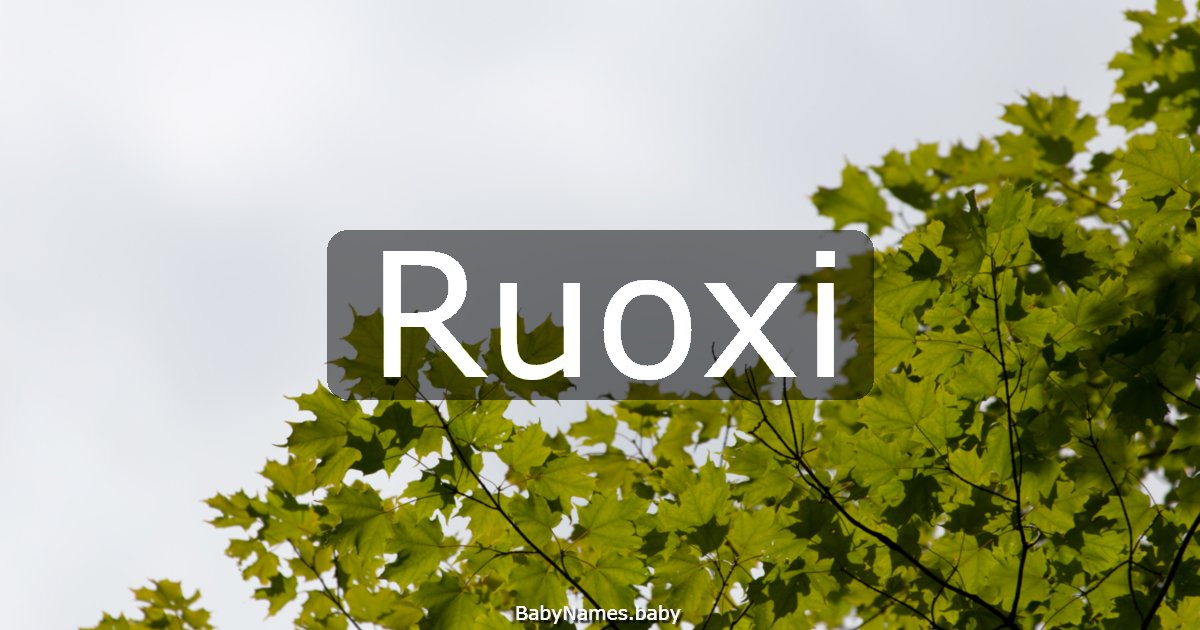 Ruoxi