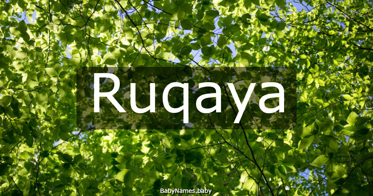 Ruqaya