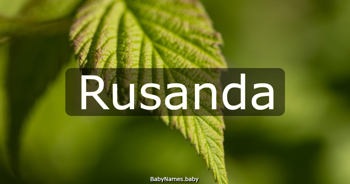 Rusanda