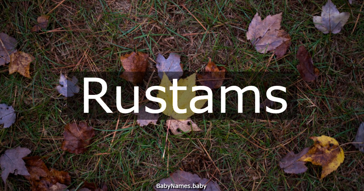 Rustams