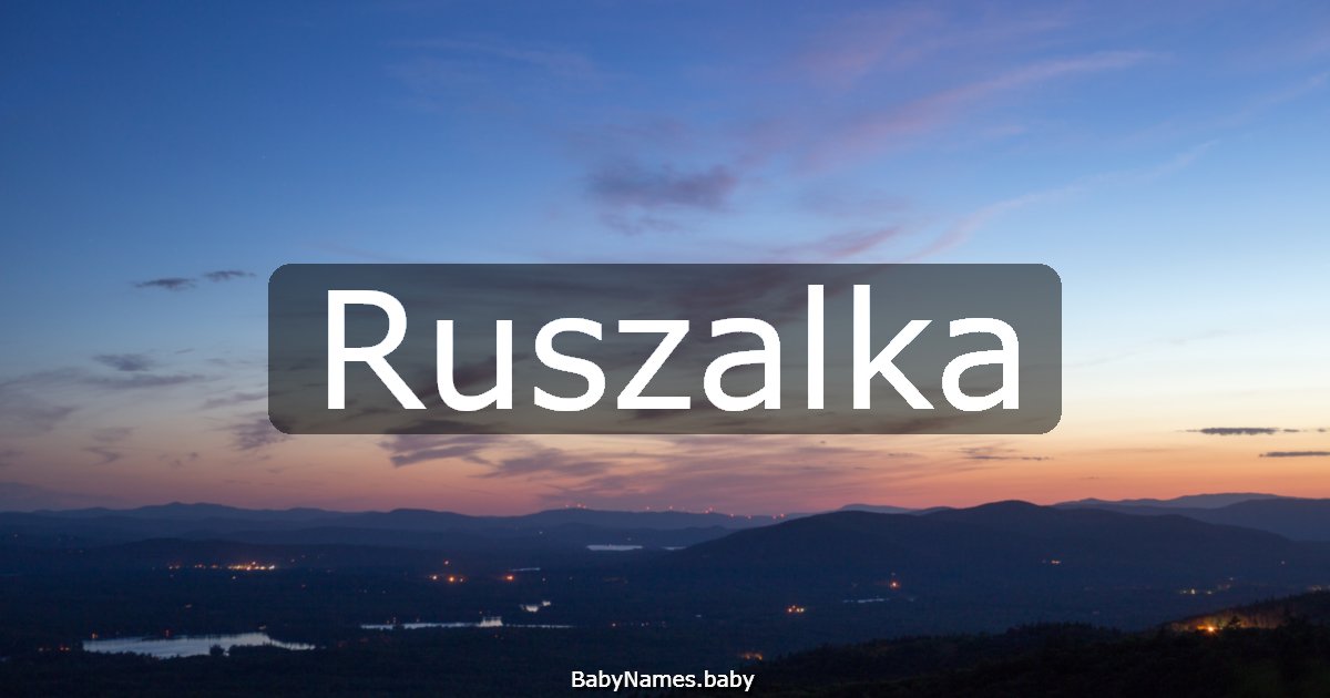 Ruszalka