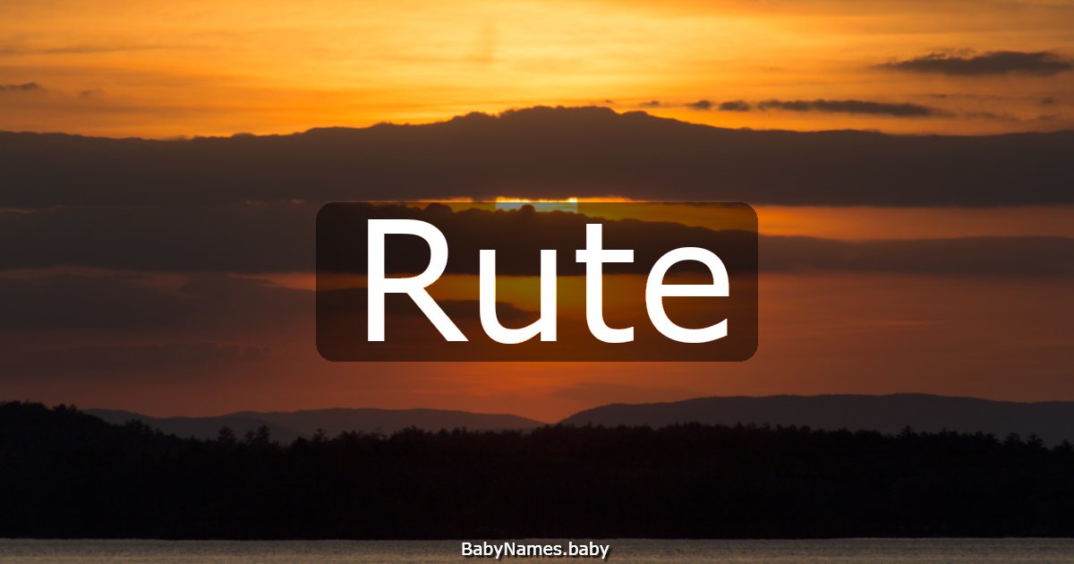 Rute