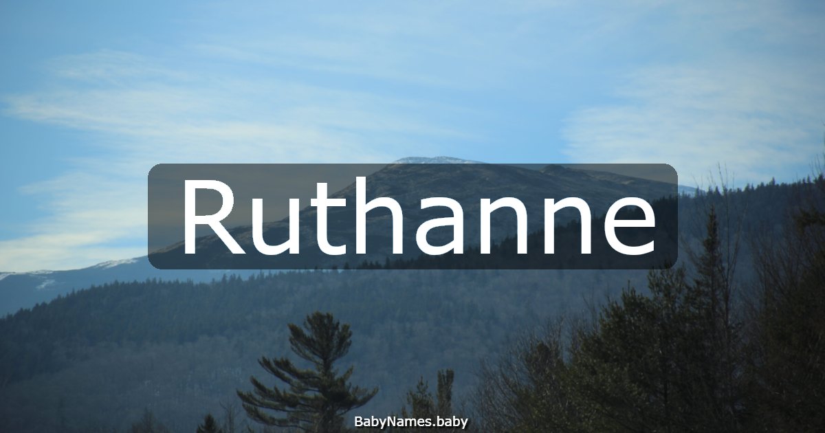 Ruthanne