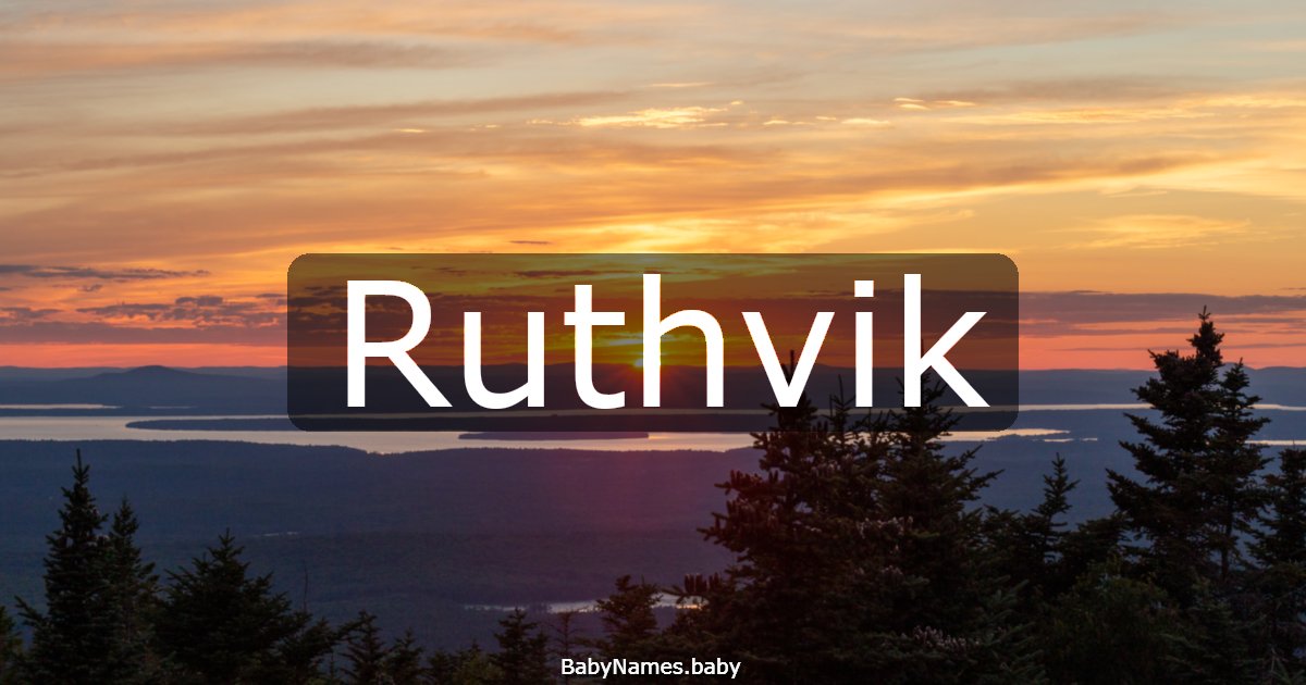 Ruthvik