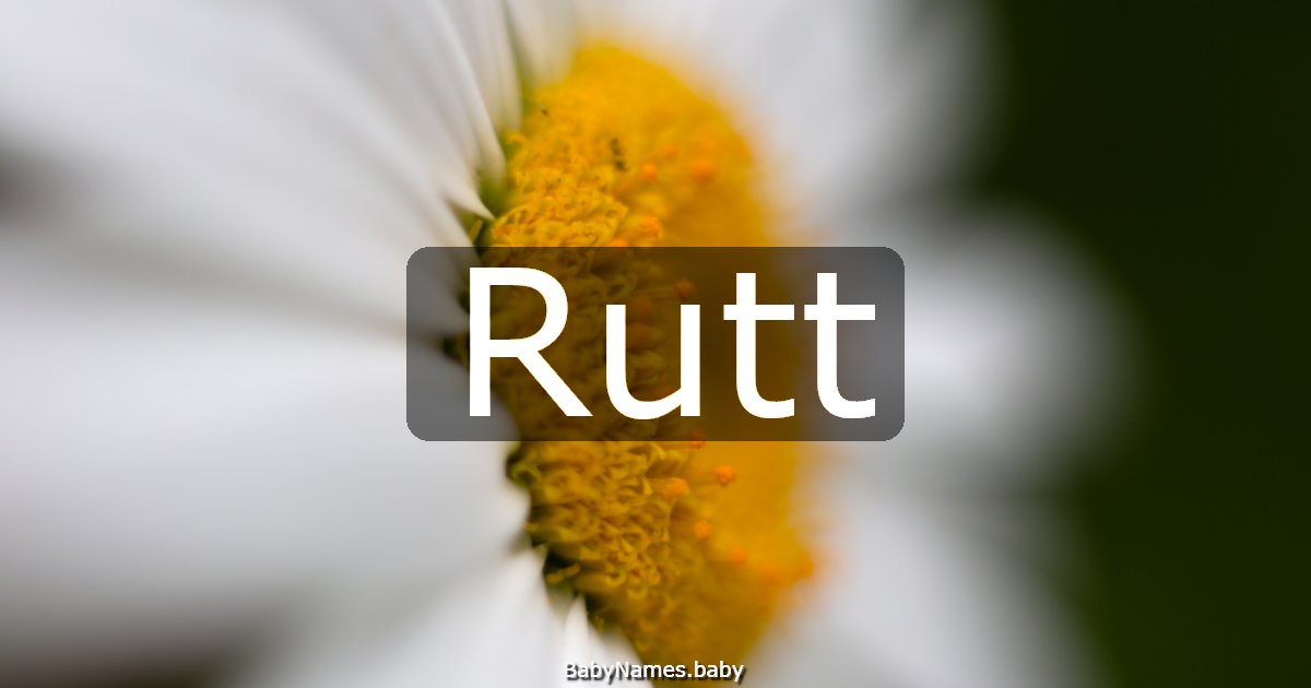 Rutt
