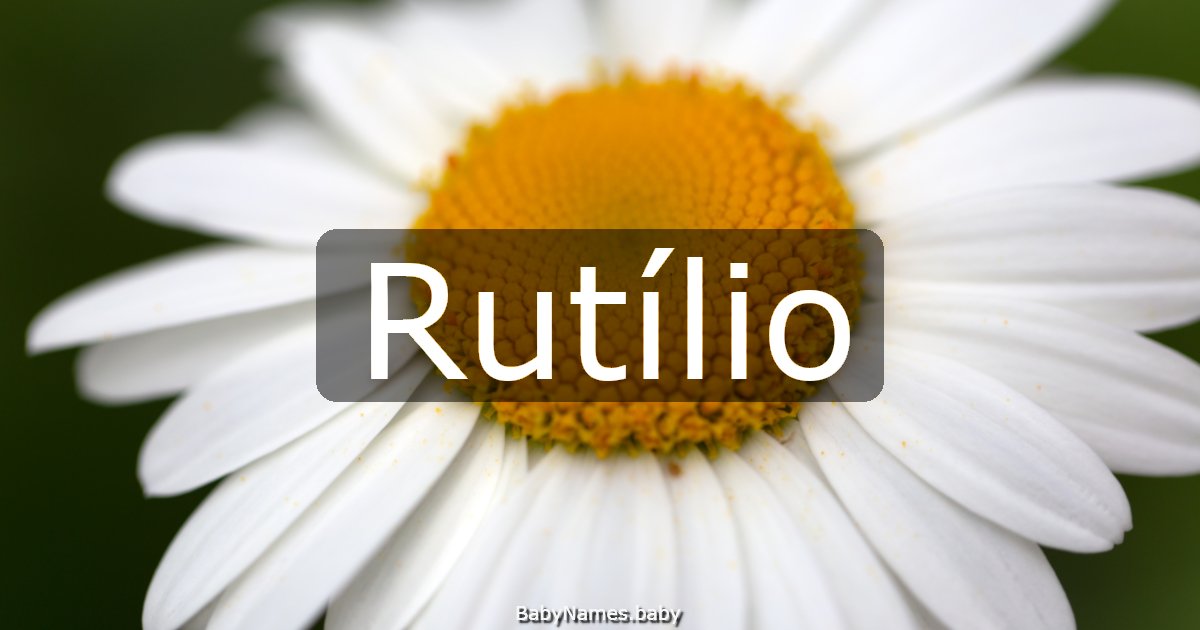 Rutílio