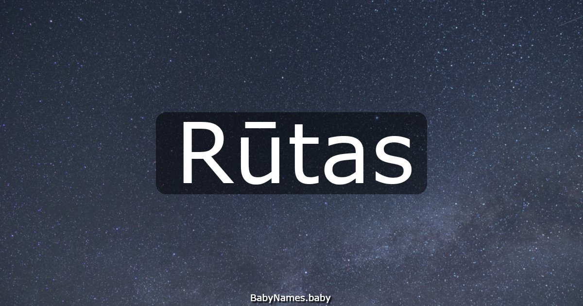 Rūtas