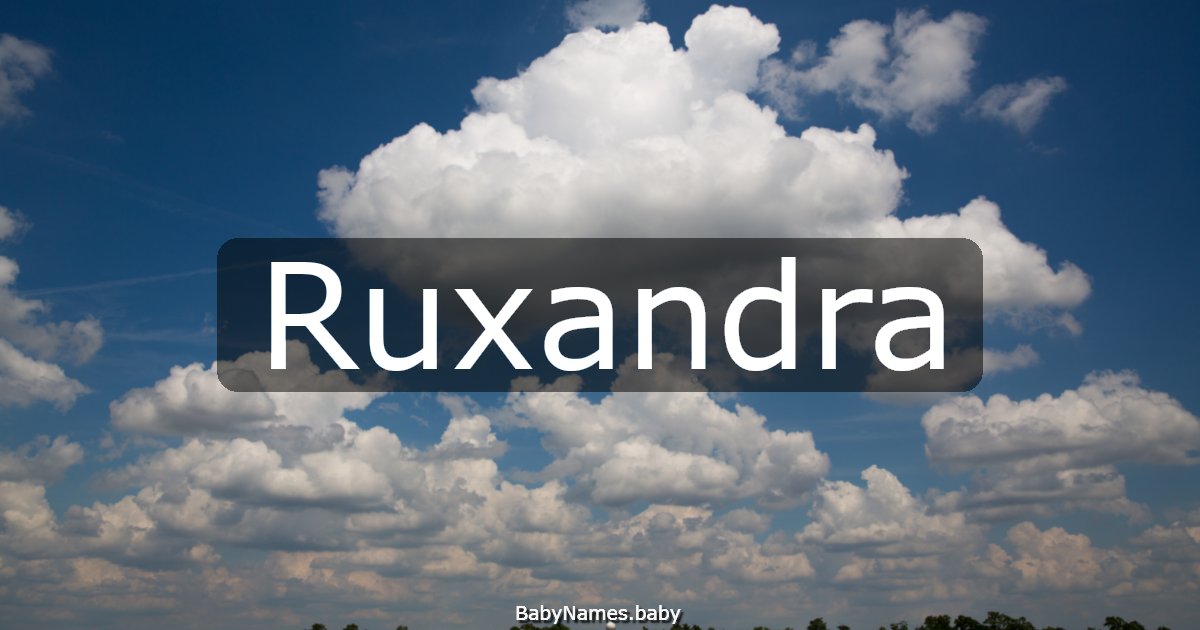 Ruxandra