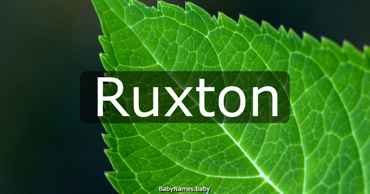 Ruxton