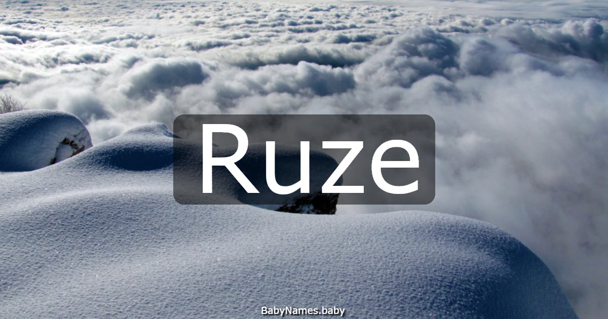 Ruze