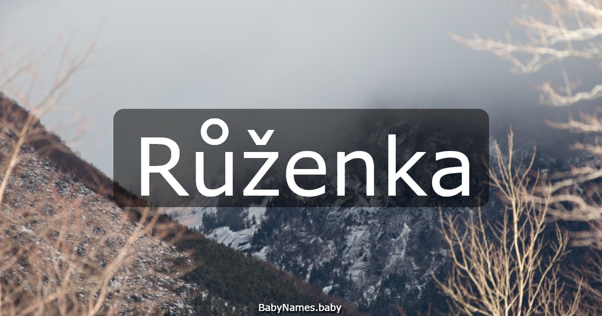 Růženka