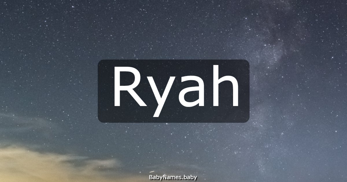 Ryah