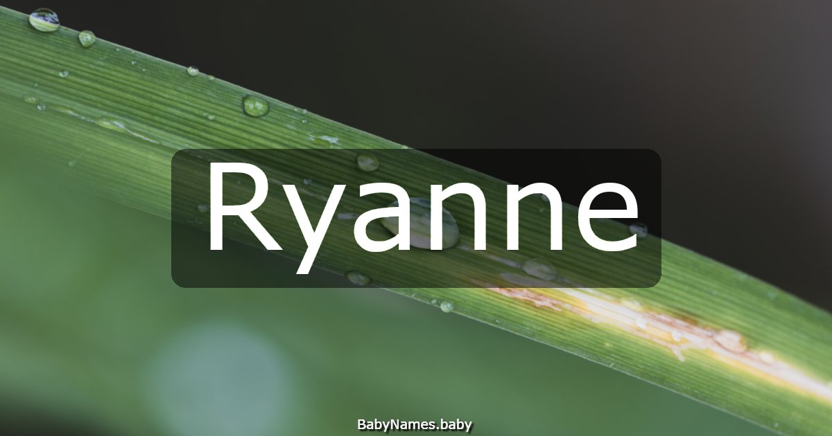 Ryanne