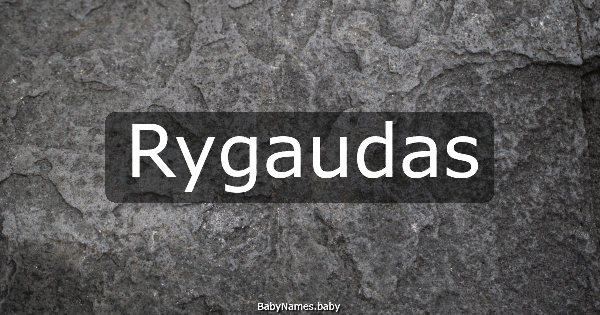 Rygaudas