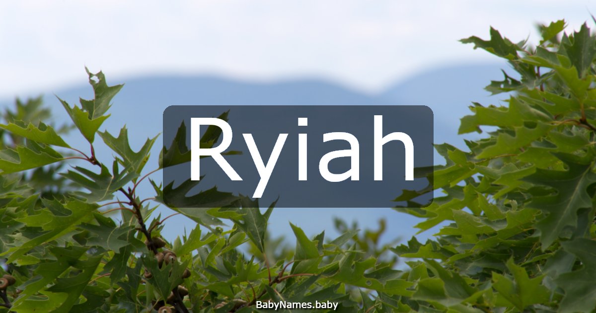 Ryiah