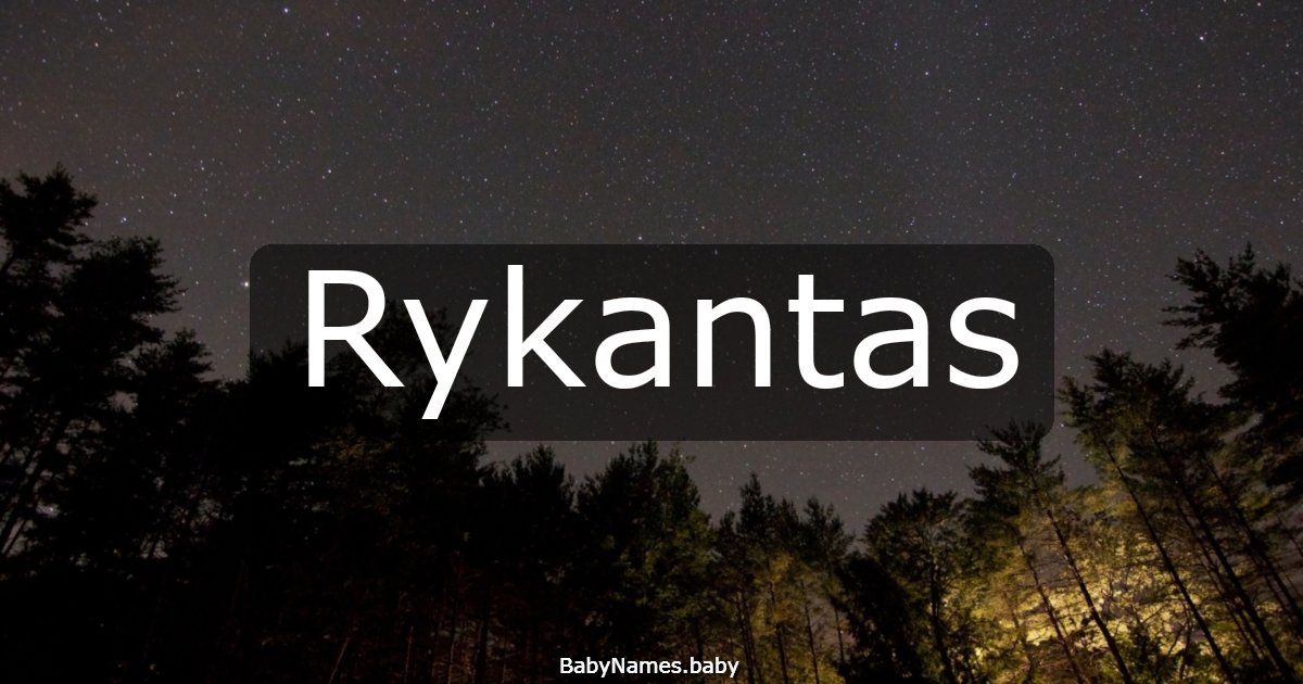 Rykantas
