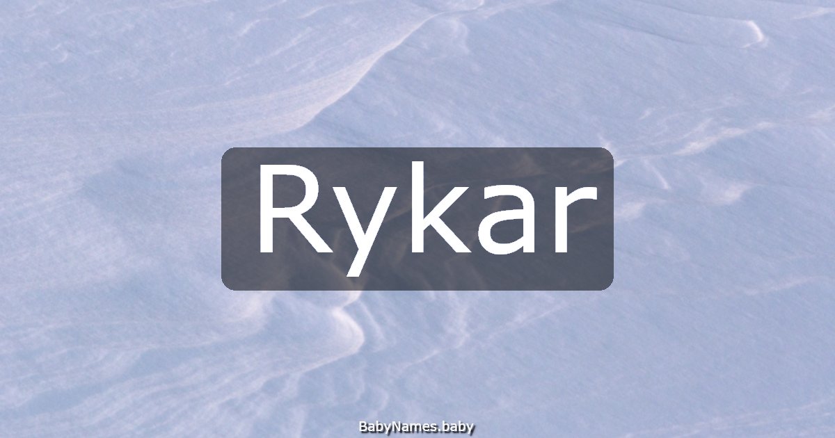 Rykar