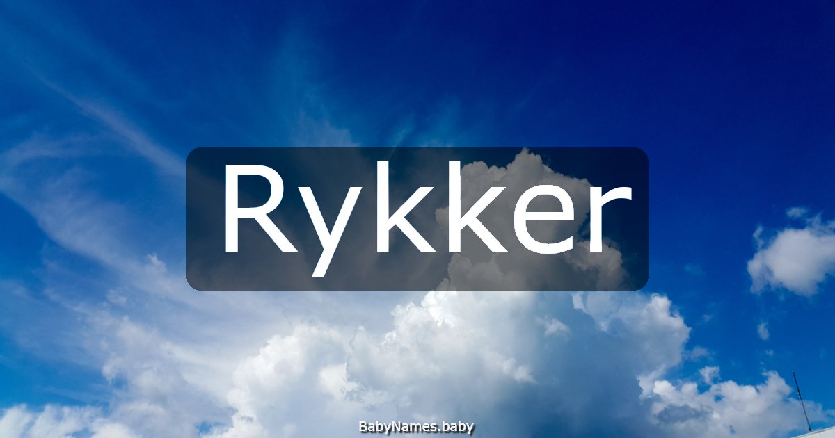 Rykker