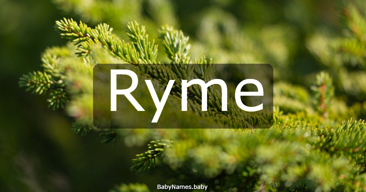 Ryme