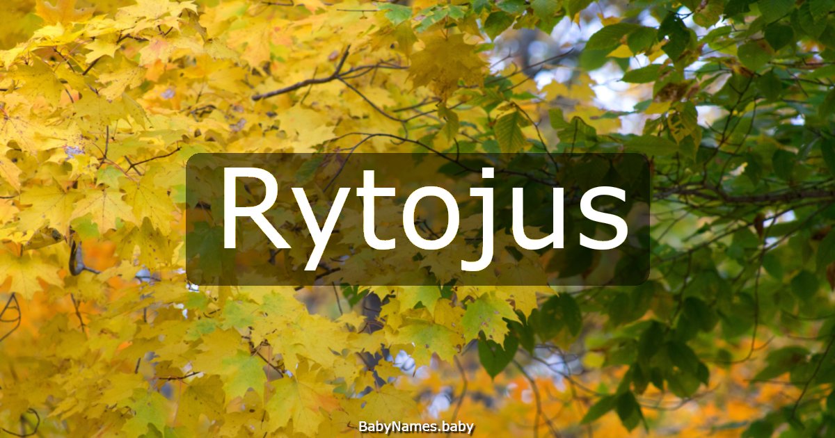 Rytojus
