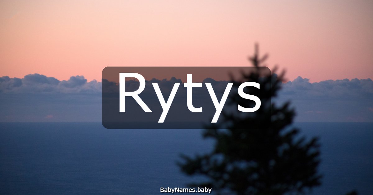 Rytys