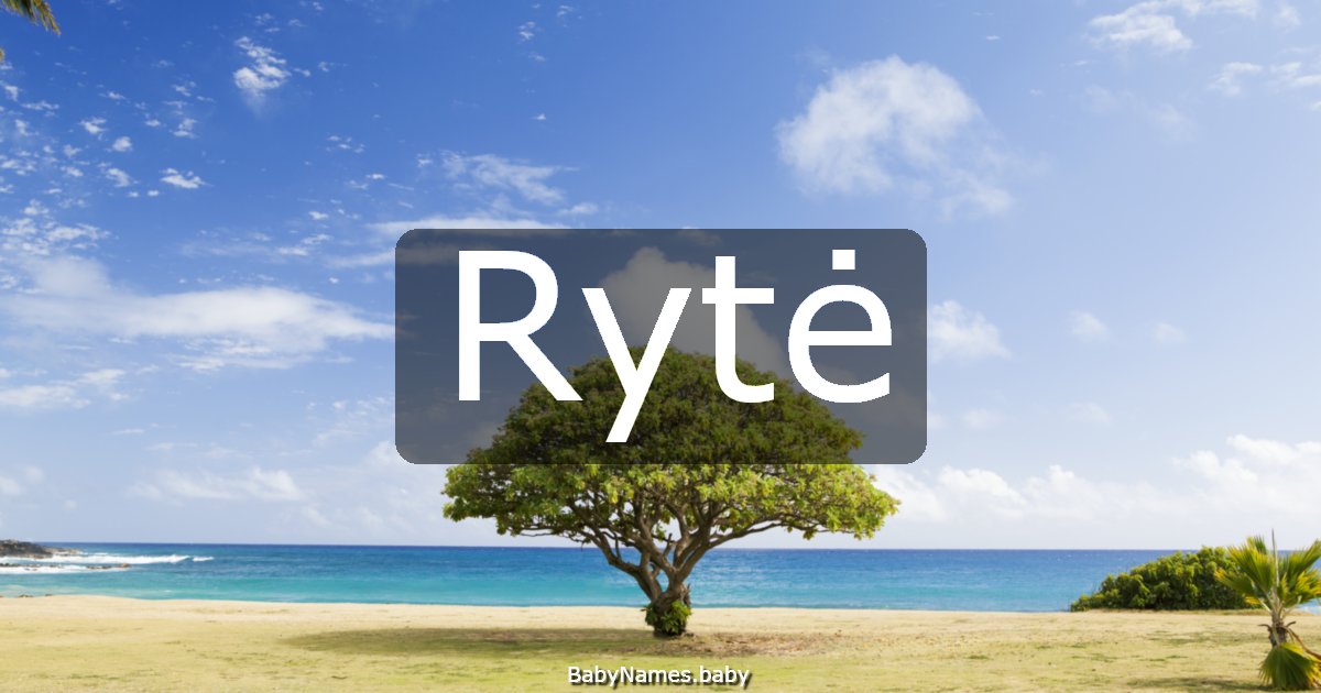 Rytė