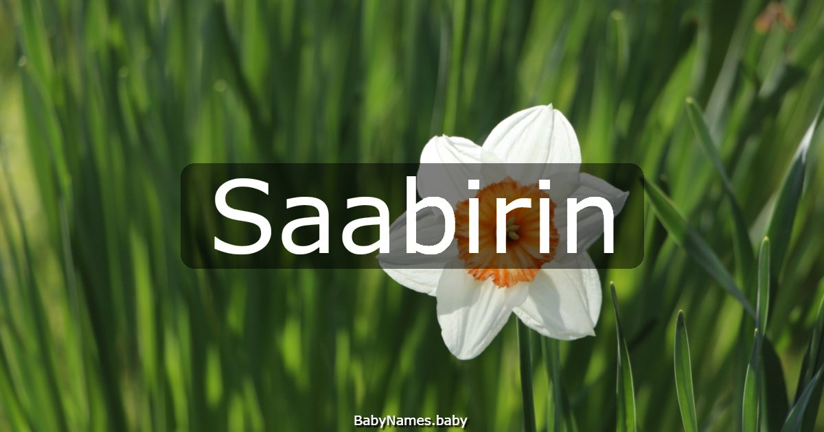 Saabirin