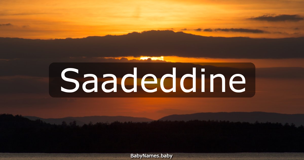 Saadeddine