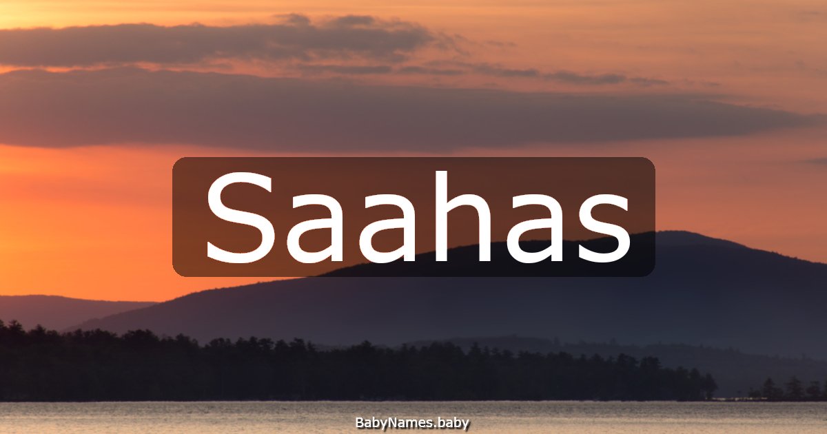 Saahas