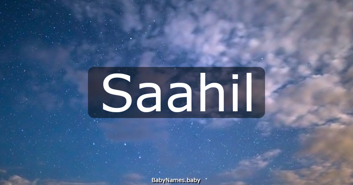 Saahil