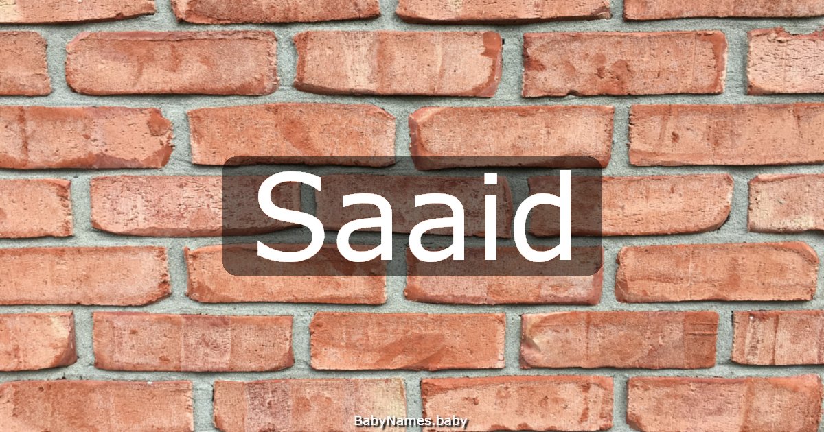 Saaid
