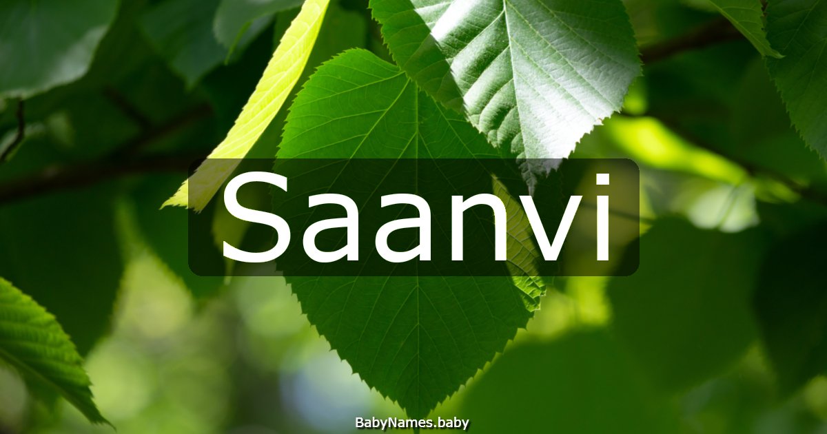 Saanvi