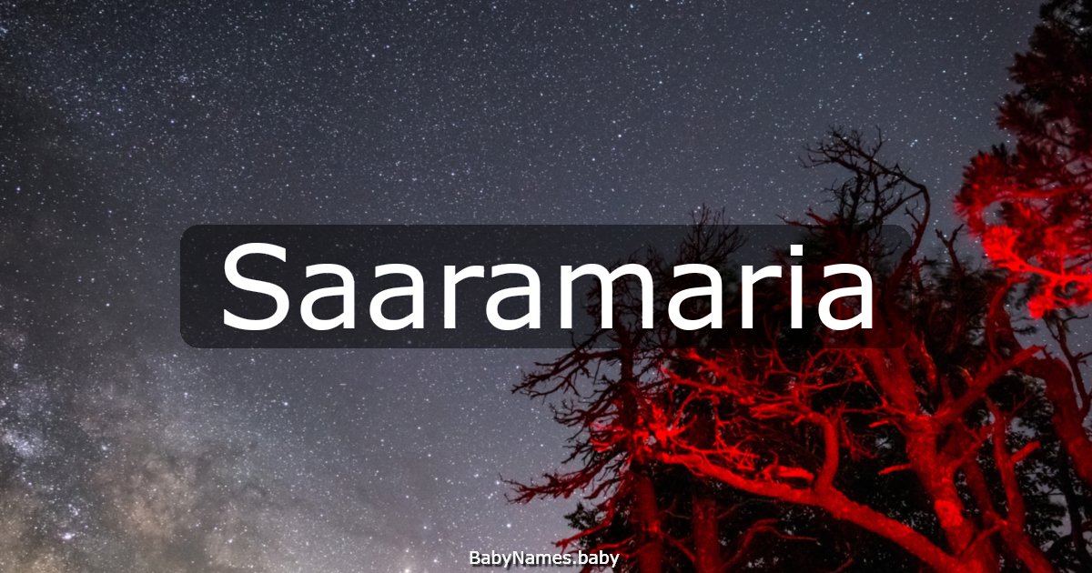 Saaramaria