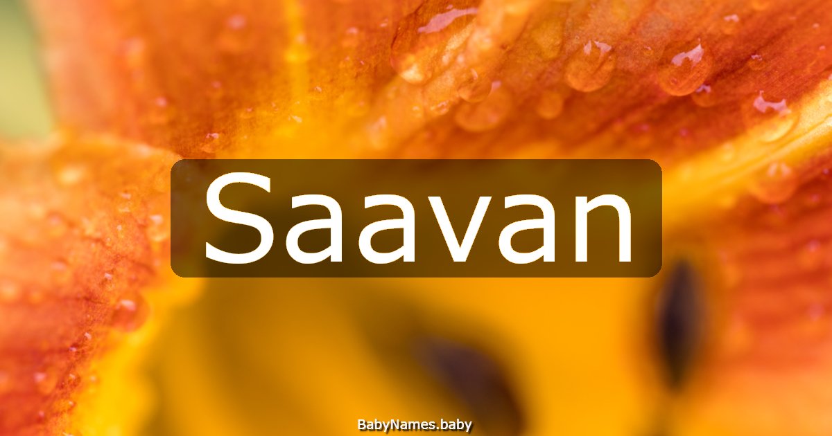 Saavan