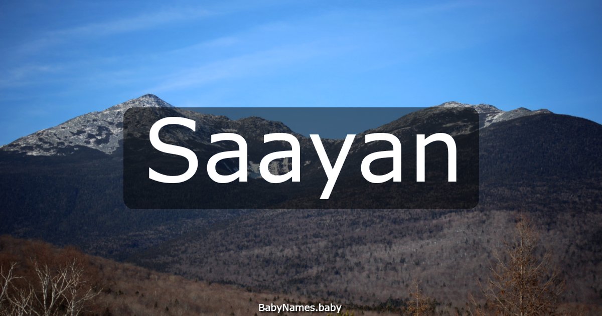 Saayan