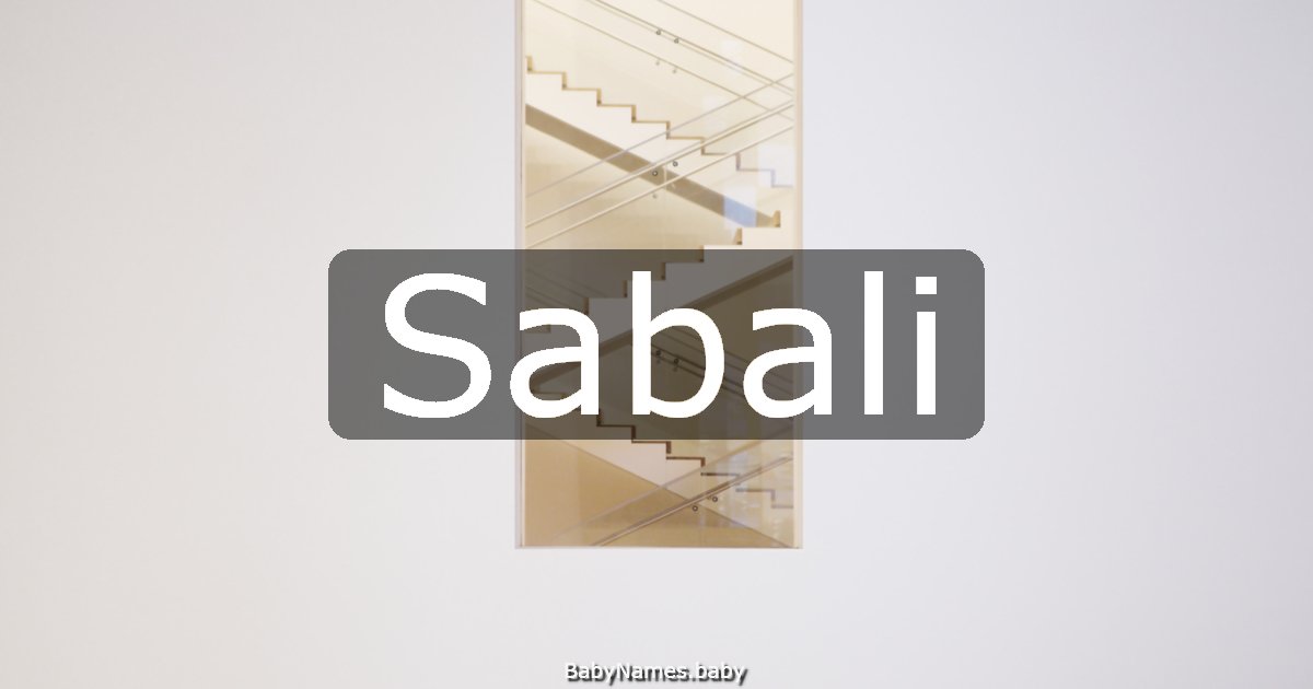 Sabali