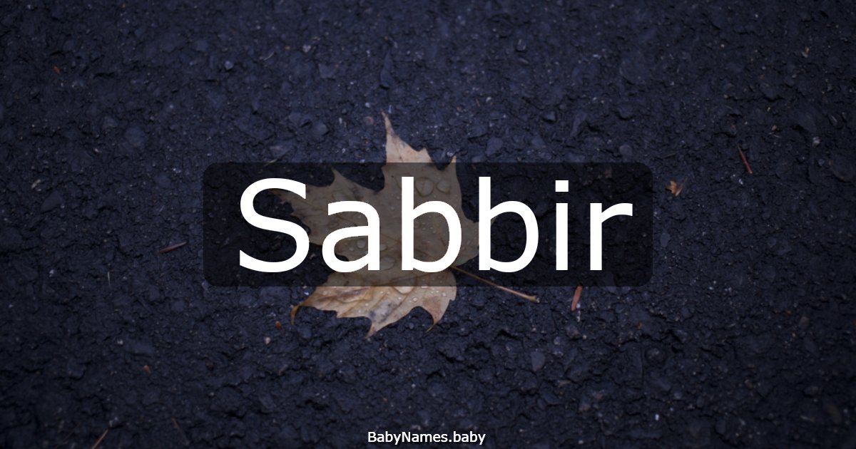 Sabbir