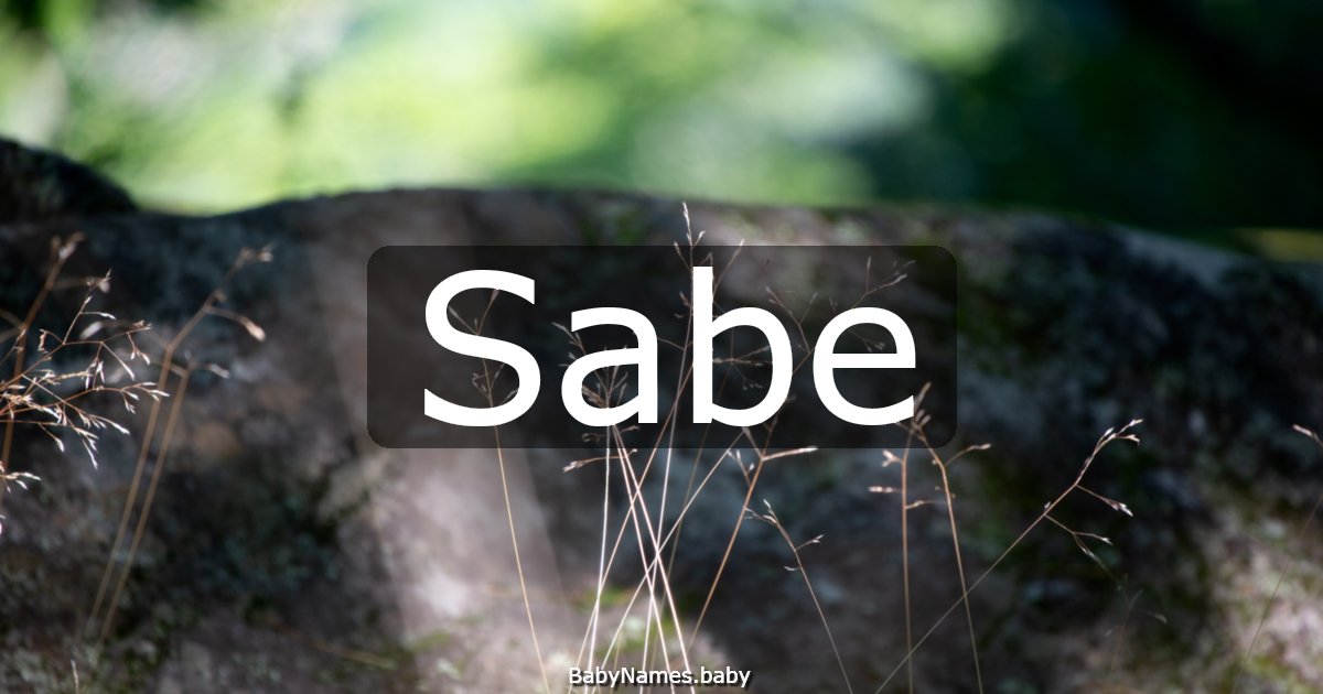 Sabe