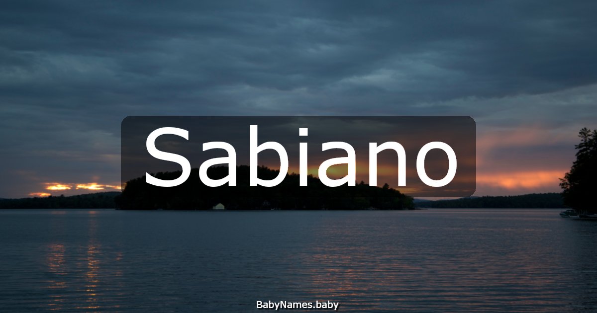 Sabiano