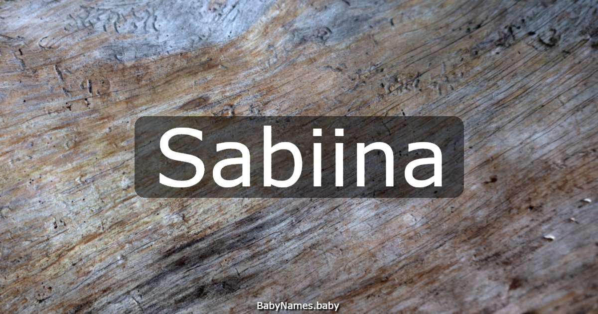 Sabiina