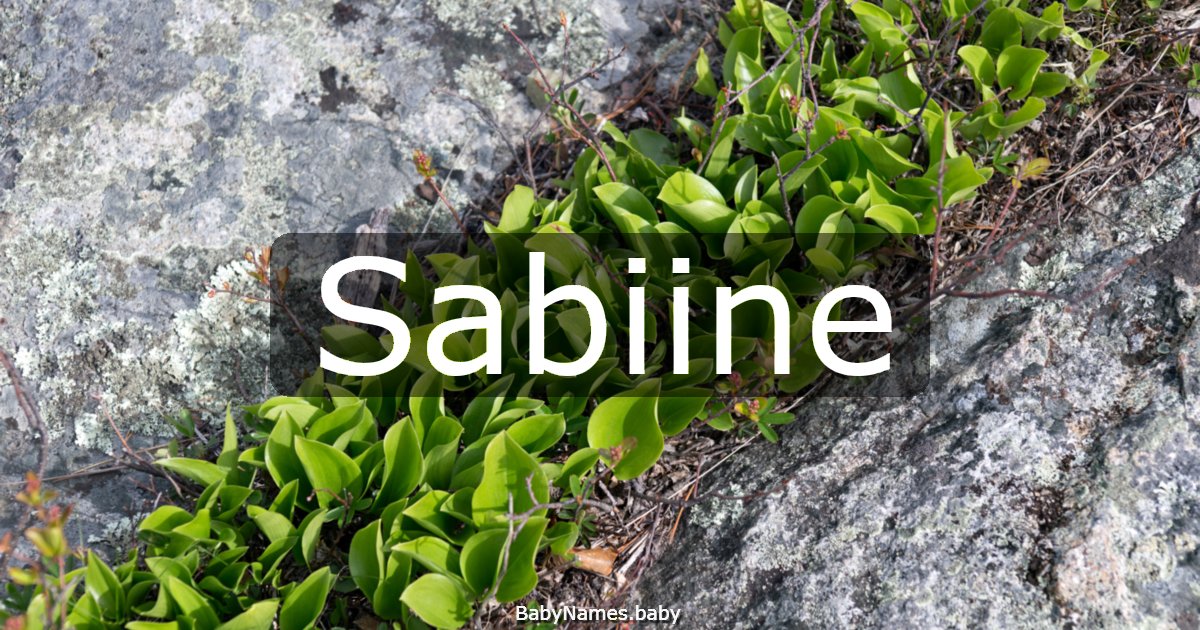 Sabiine