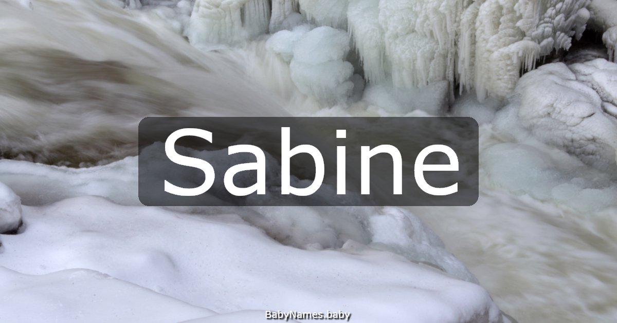Sabine