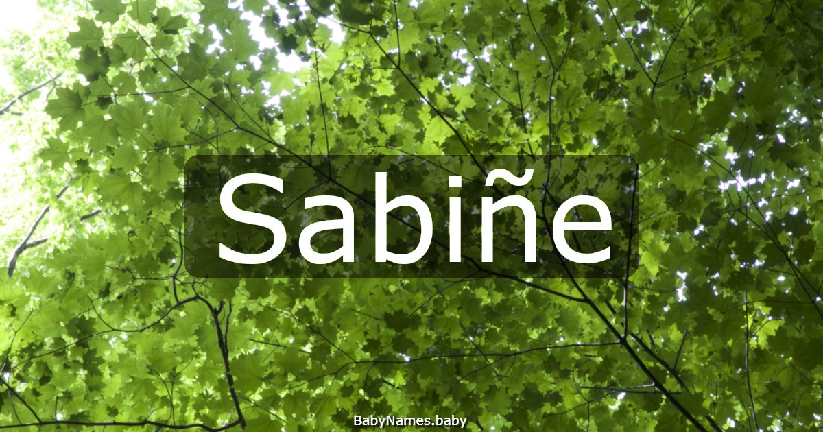 Sabiñe