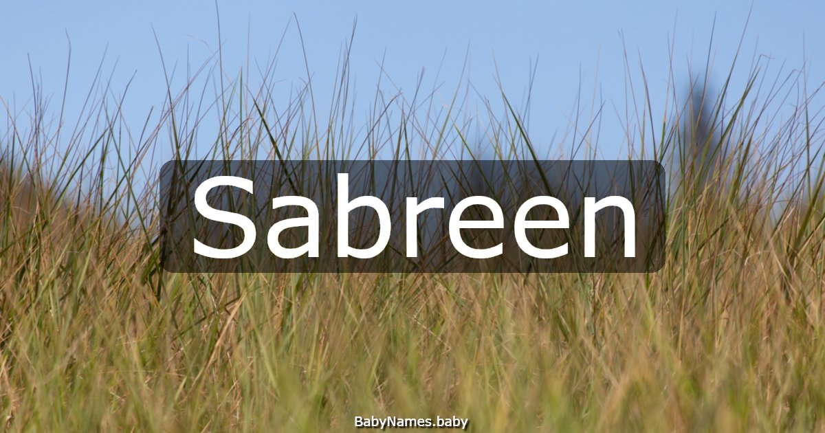 Sabreen