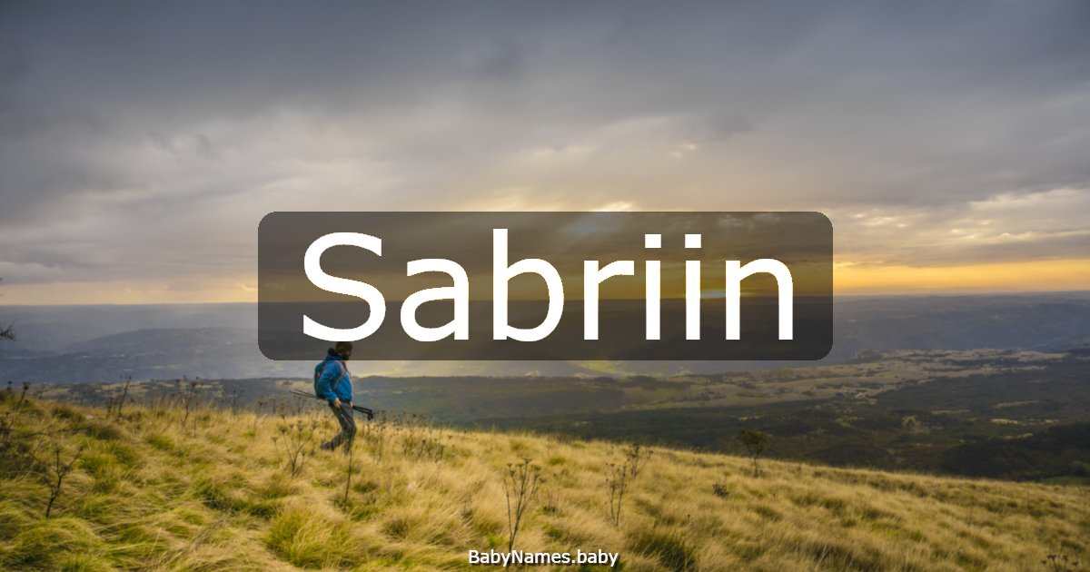Sabriin
