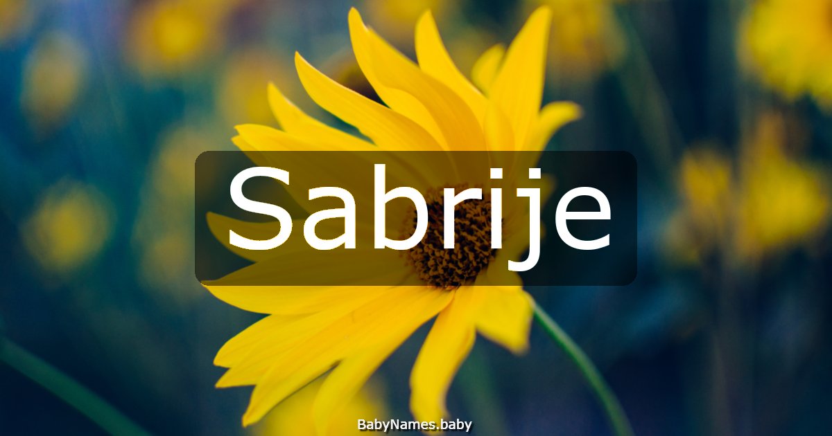 Sabrije